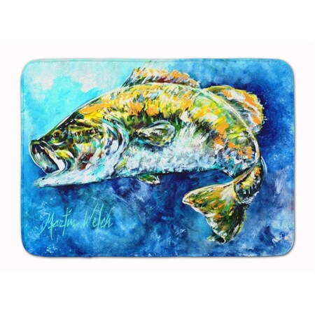 Carolines Treasures Bobby the Best Bass Machine Washable Memory Foam Mat MW1220RUG